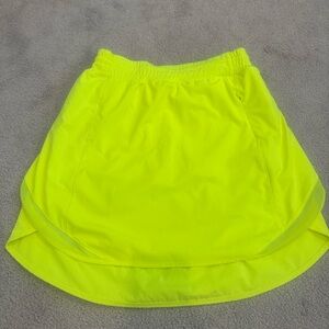 lululemon athletica Neon Yellow Skirt